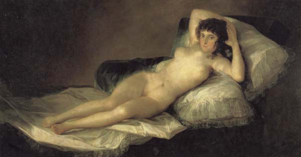 Francisco de goya y Lucientes The Maja Nude
